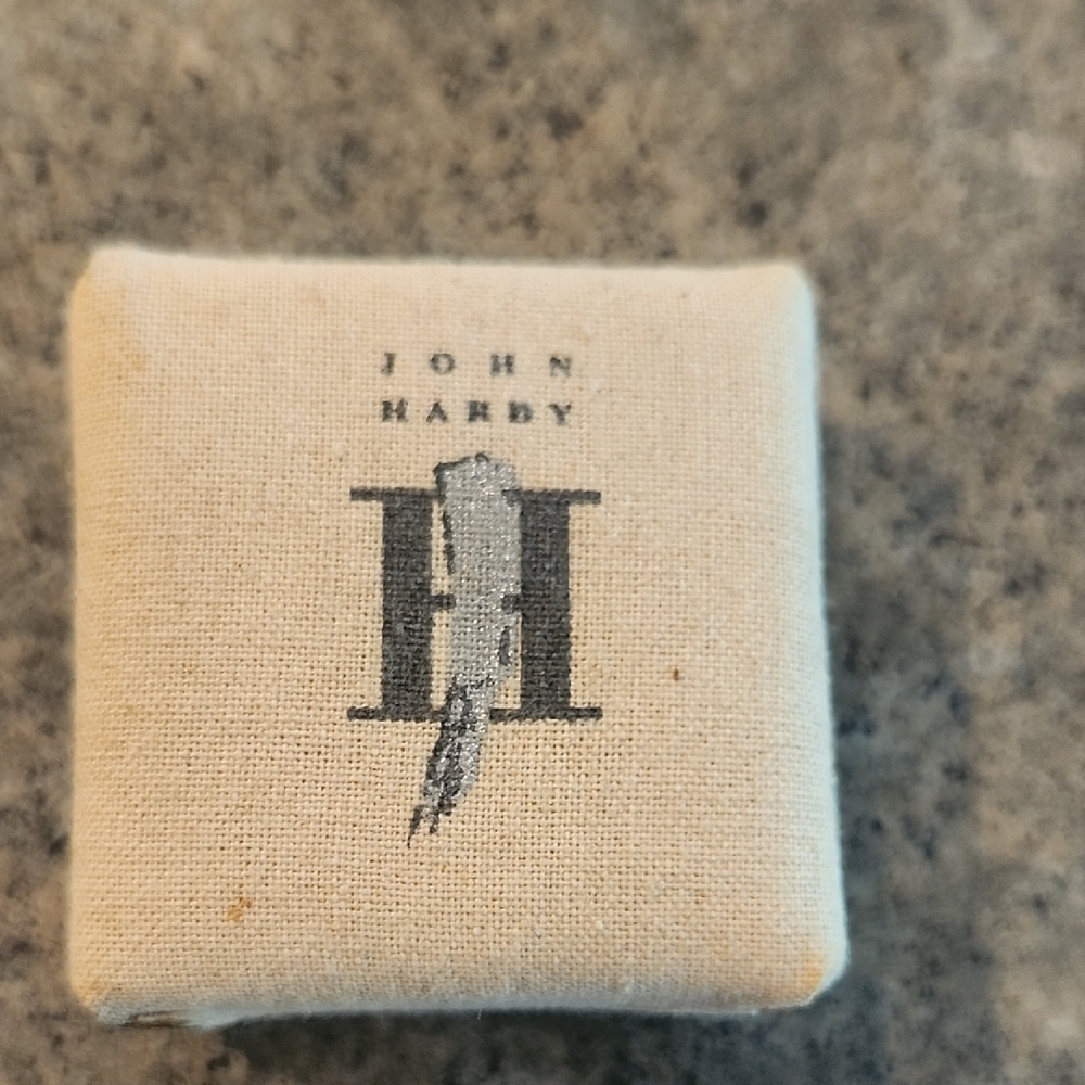 John Hardy Silver Leaf Pattern Earrings - image 5